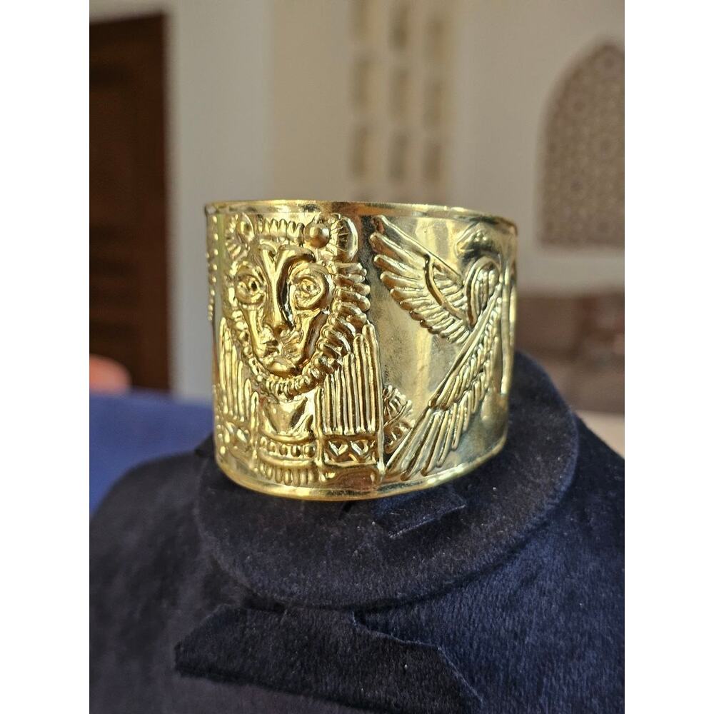 Handmade Warrior Cuff – Sekhmet & Isis Protection - Picture 3 of 4